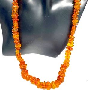 Vintage Honey Amber Necklace